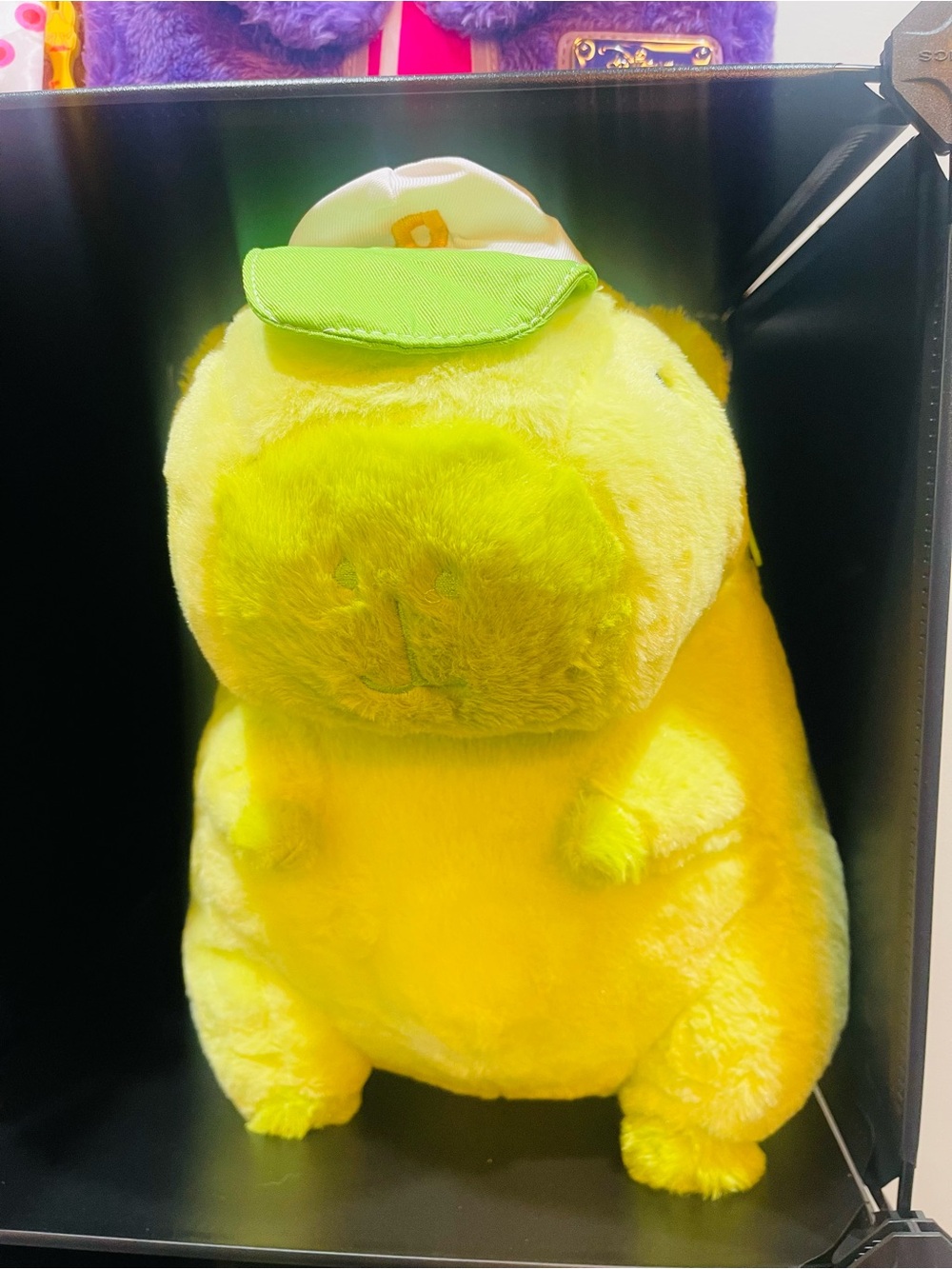 Yellow Plush Capabara mini backpack Plush Toy